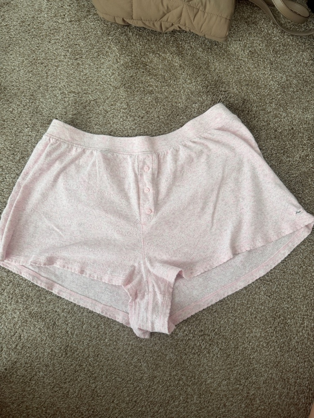 PINK Victoria's Secret Light Pink Lounge Sleep Shorts